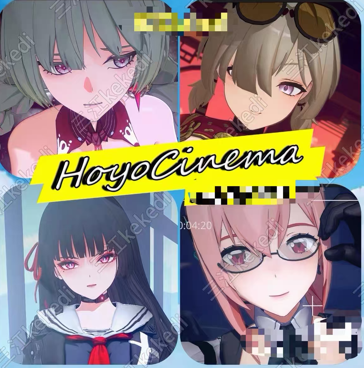 HoyoCinema 2025年11月8日 最新动漫建模素材作品合集-轻创终点站